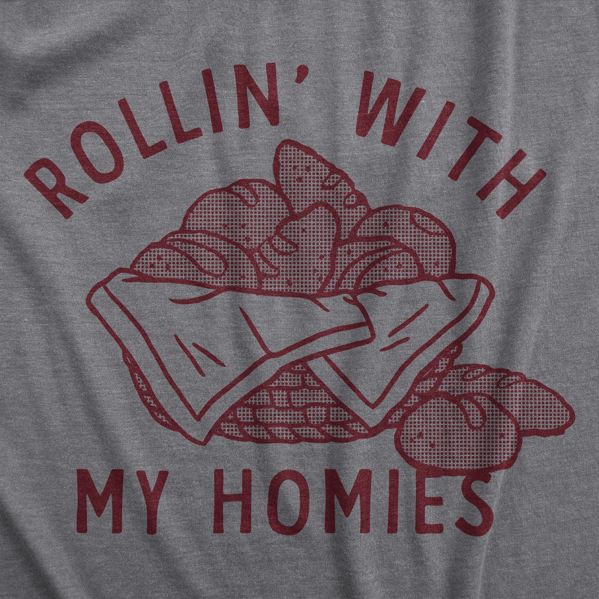 Rollin With My Homies Women's Tshirt  -  Crazy Dog T-Shirts
