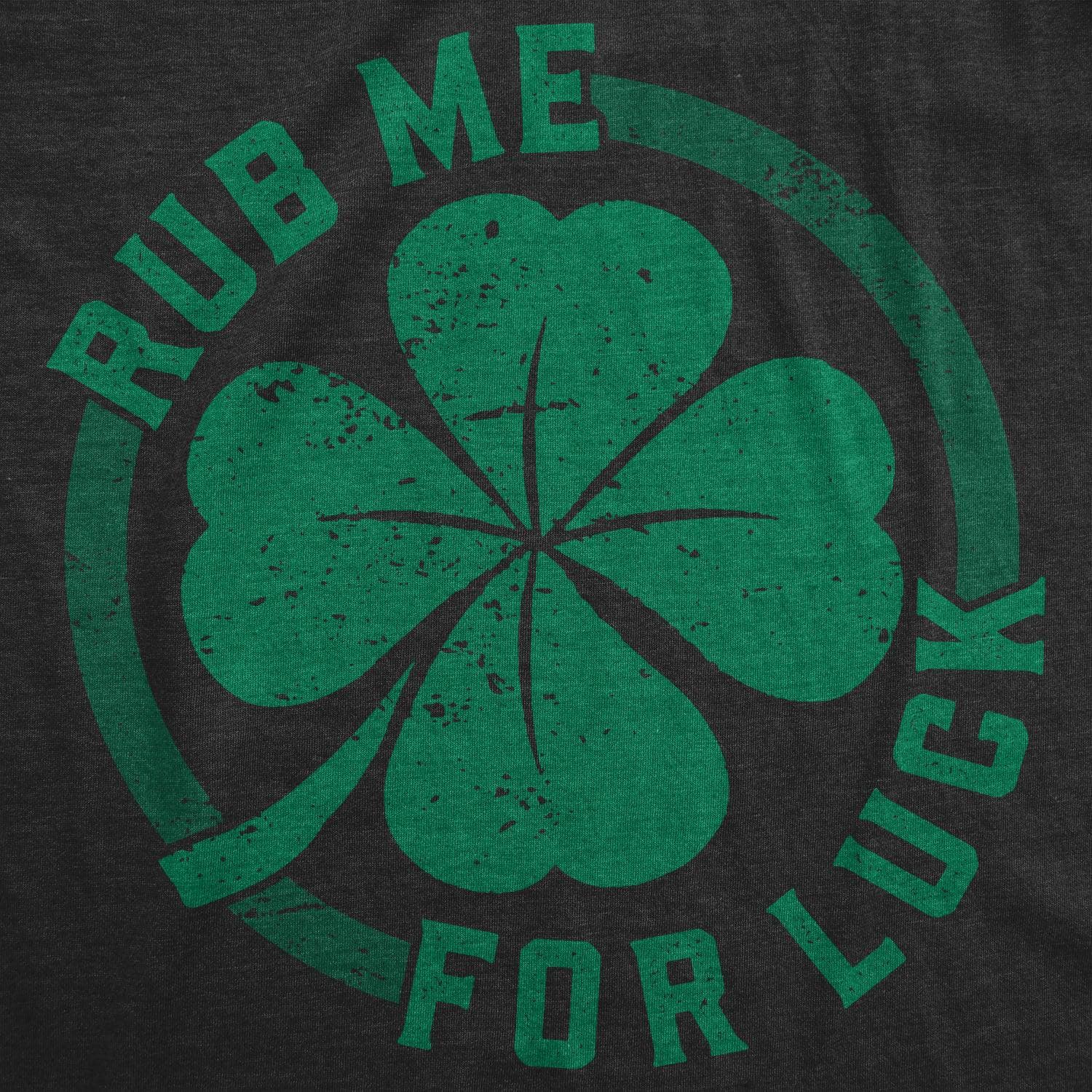 Rub Me For Luck Women's Tshirt  -  Crazy Dog T-Shirts