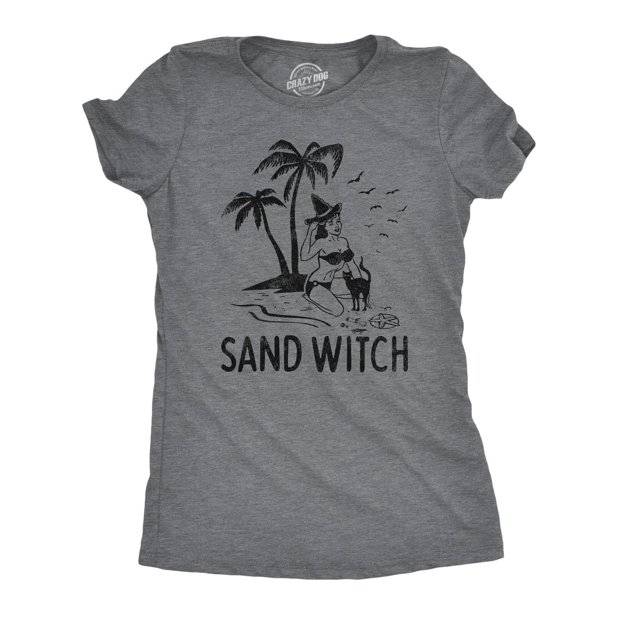 Sand Witch Women&#39;s Tshirt - Crazy Dog T-Shirts