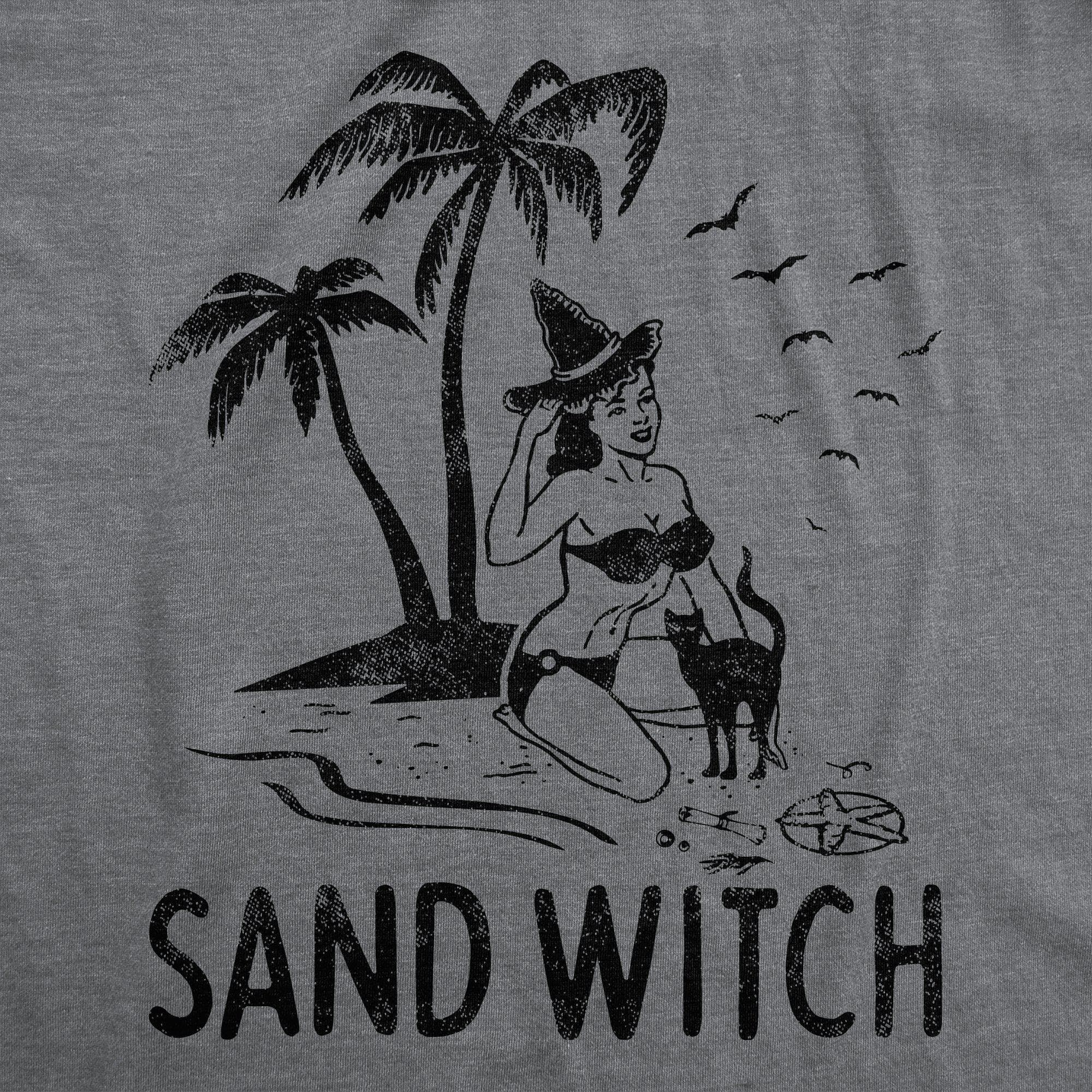 Sand Witch Women's Tshirt - Crazy Dog T-Shirts