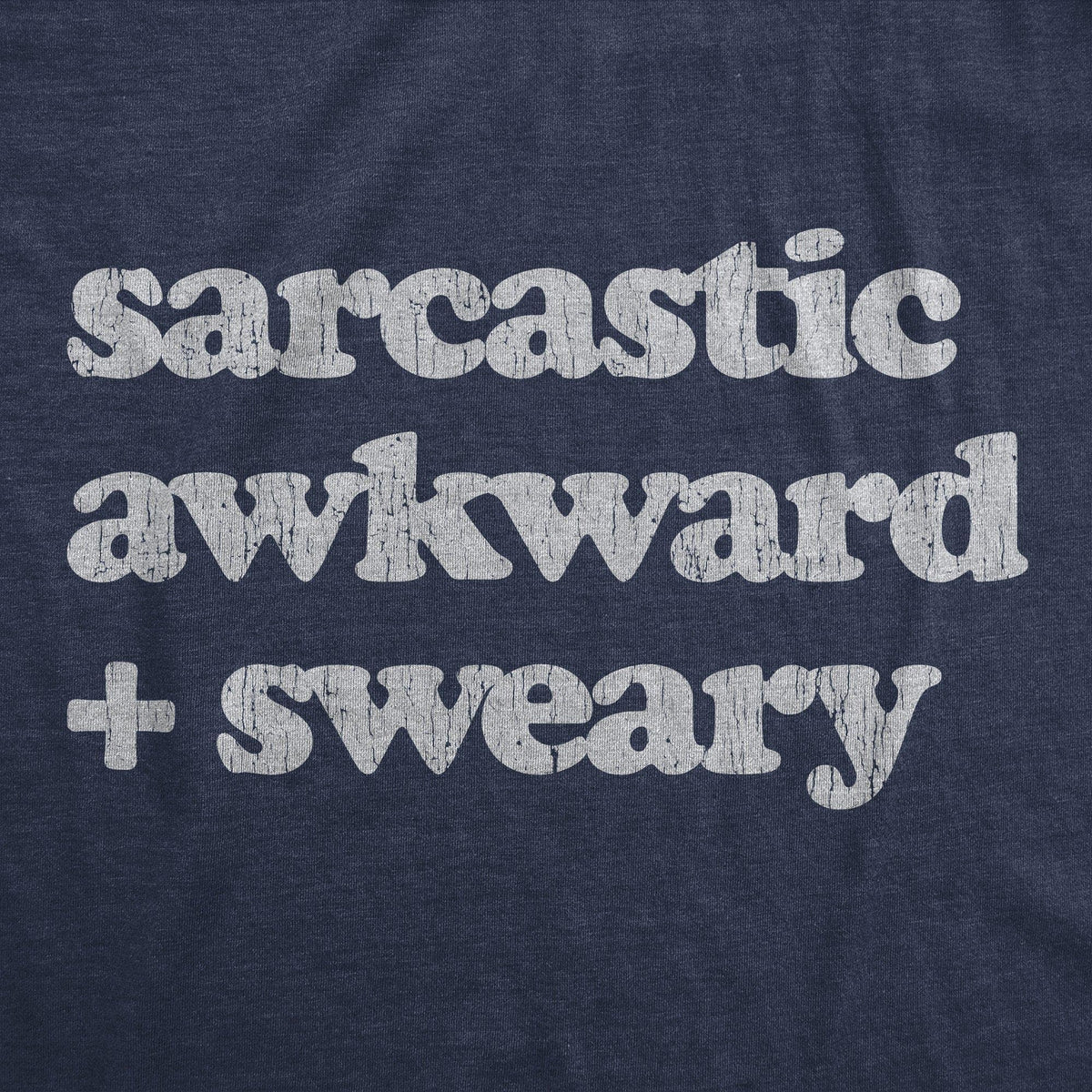 Sarcastic Awkward Sweary Women&#39;s Tshirt - Crazy Dog T-Shirts