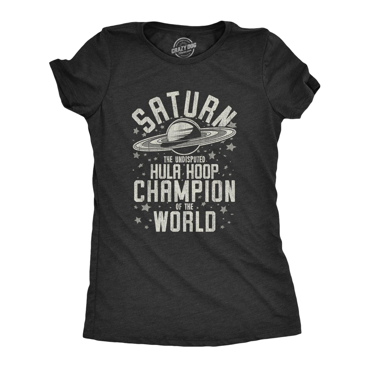 Saturn Hula Hoop Champion Women&#39;s Tshirt  -  Crazy Dog T-Shirts
