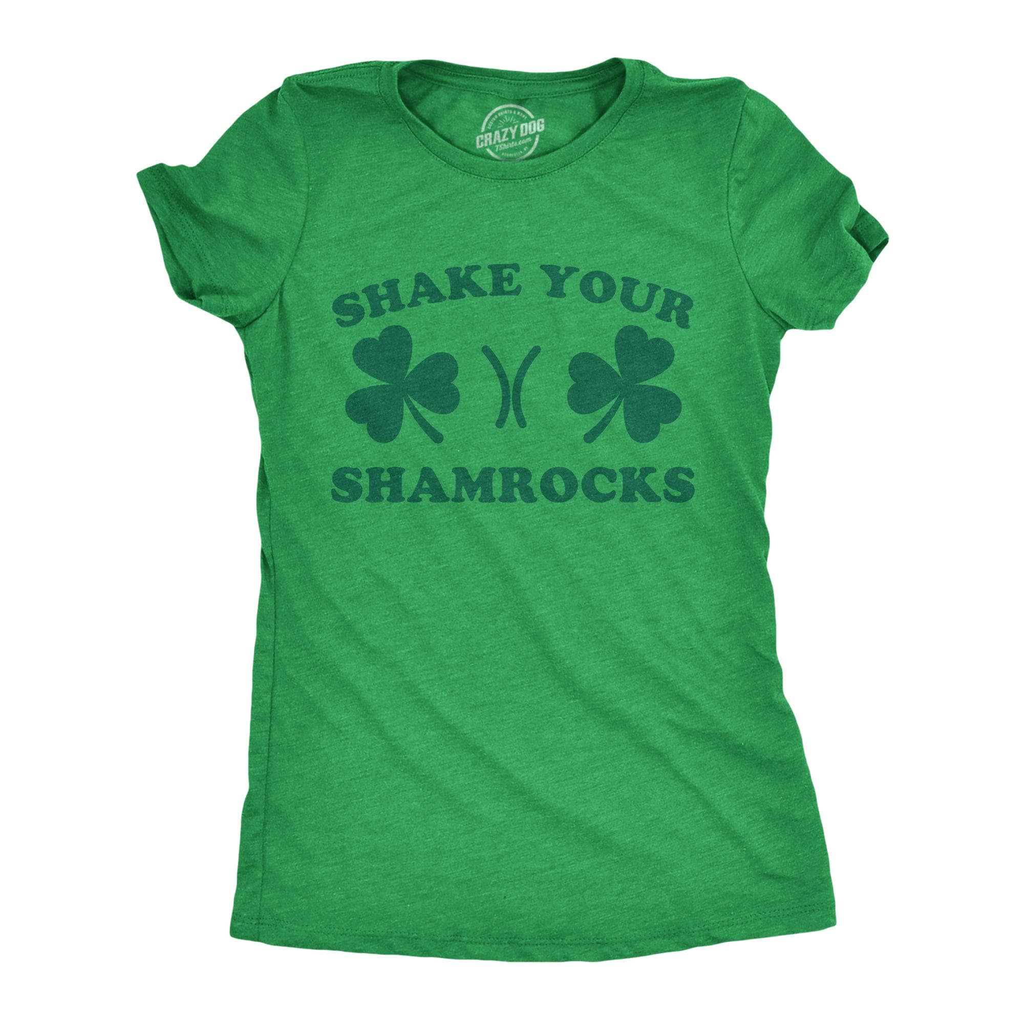 Shake Your Shamrocks Women's Tshirt  -  Crazy Dog T-Shirts