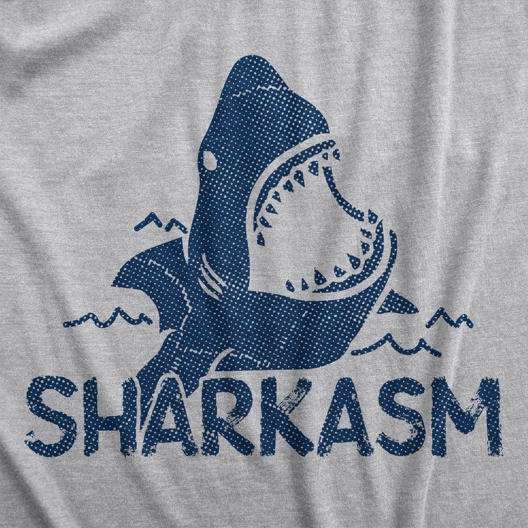 Sharkasm Women's Tshirt - Crazy Dog T-Shirts