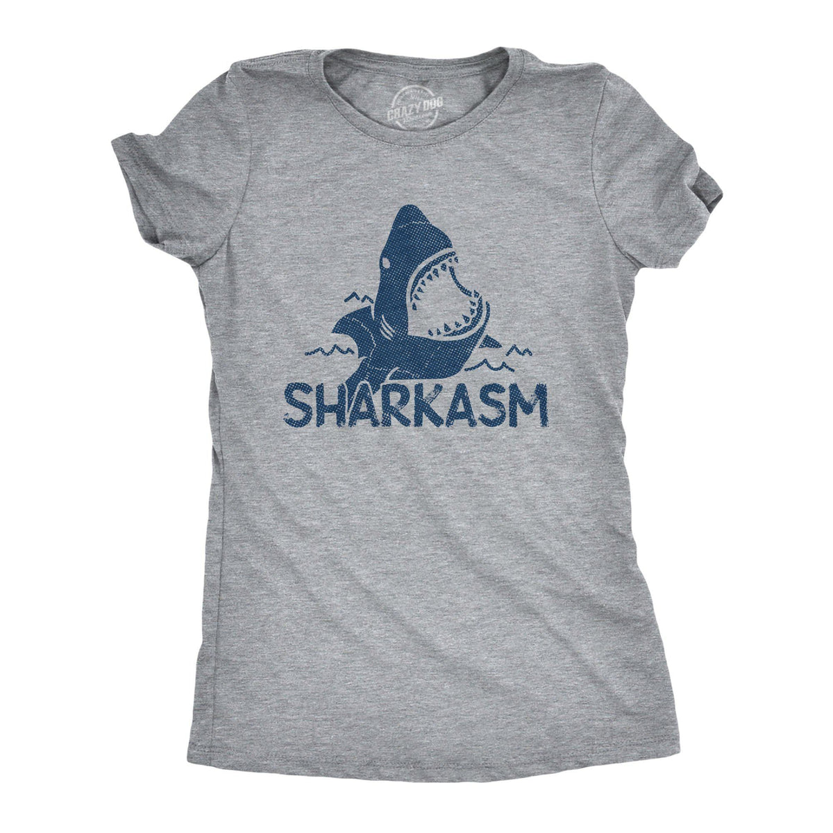 Sharkasm Women&#39;s Tshirt - Crazy Dog T-Shirts