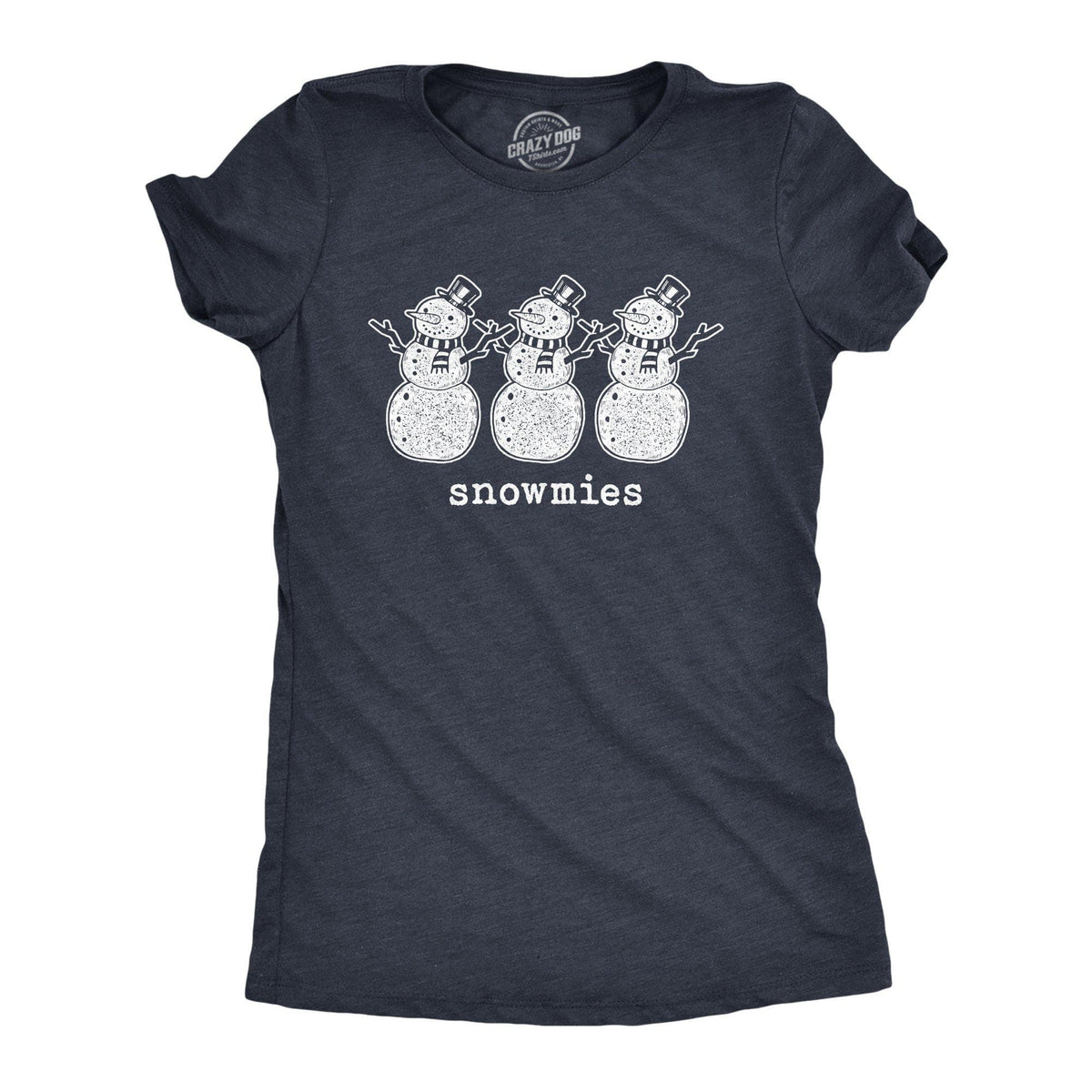 Snowmies Women&#39;s Tshirt - Crazy Dog T-Shirts