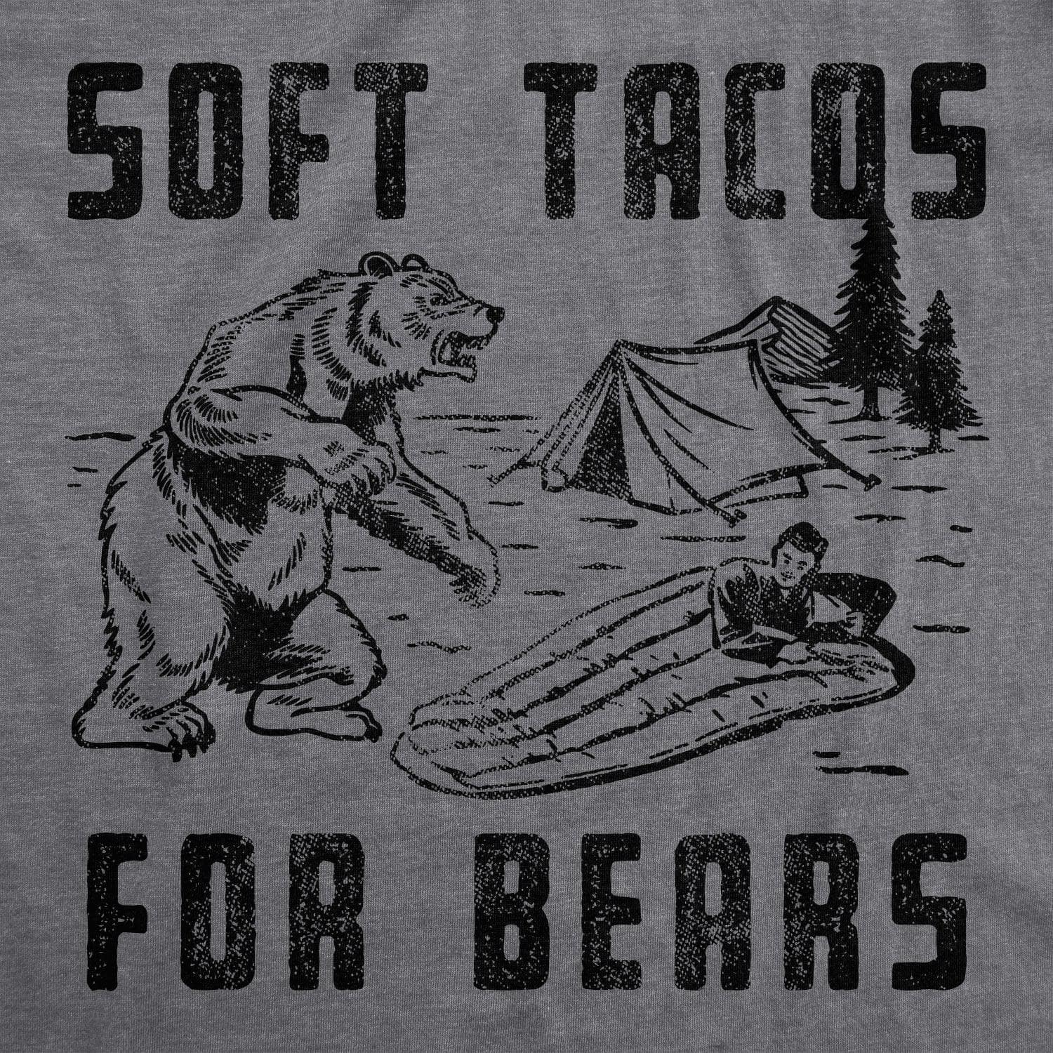 Soft Tacos For Bears Women's Tshirt  -  Crazy Dog T-Shirts