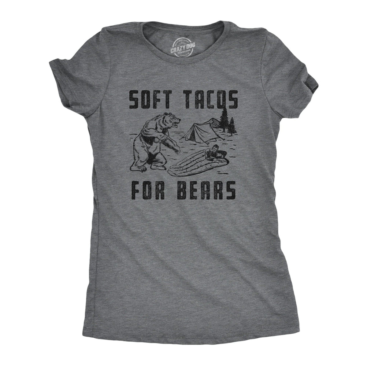 Soft Tacos For Bears Women&#39;s Tshirt  -  Crazy Dog T-Shirts