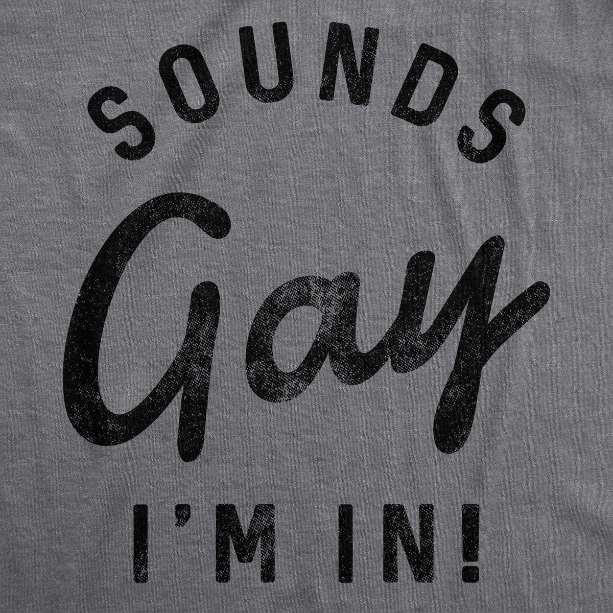 Sounds Gay I&#39;m In Women&#39;s Tshirt - Crazy Dog T-Shirts