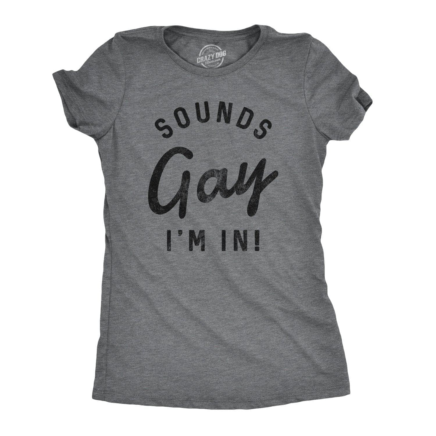 Sounds Gay I'm In Women's Tshirt - Crazy Dog T-Shirts