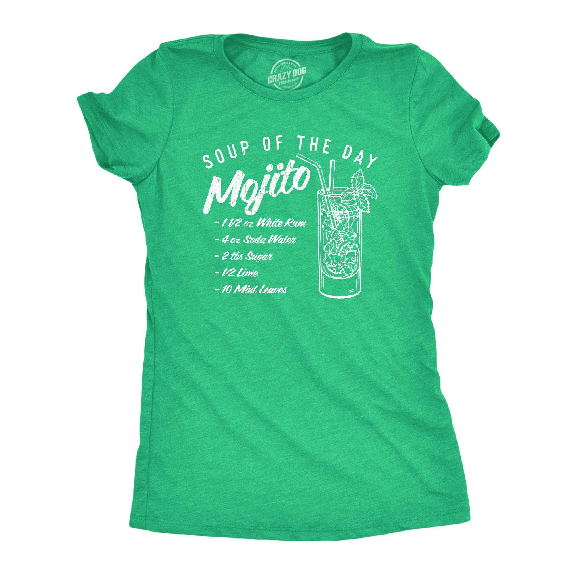 Soup Of The Day Mojito Women's Tshirt - Crazy Dog T-Shirts