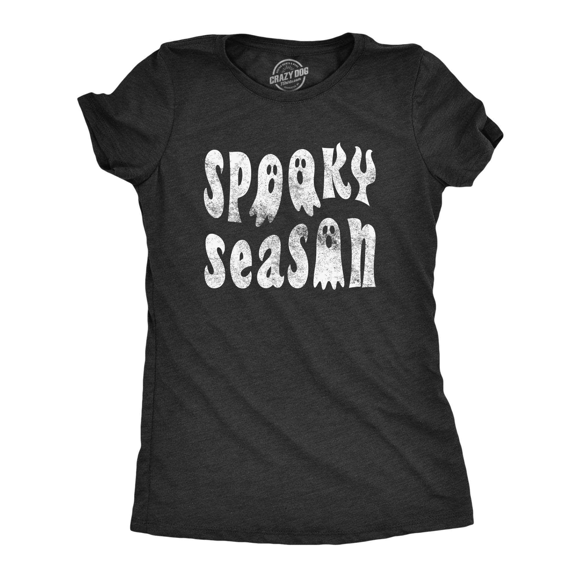 Spooky Season Women's Tshirt  -  Crazy Dog T-Shirts