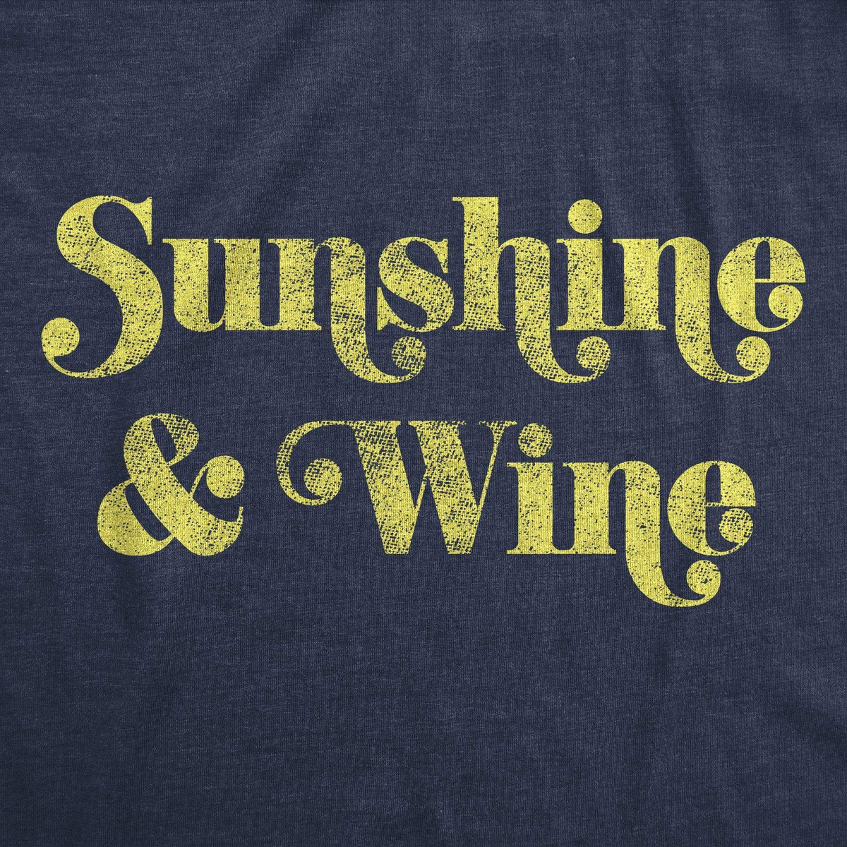 Sunshine And Wine Women&#39;s Tshirt - Crazy Dog T-Shirts