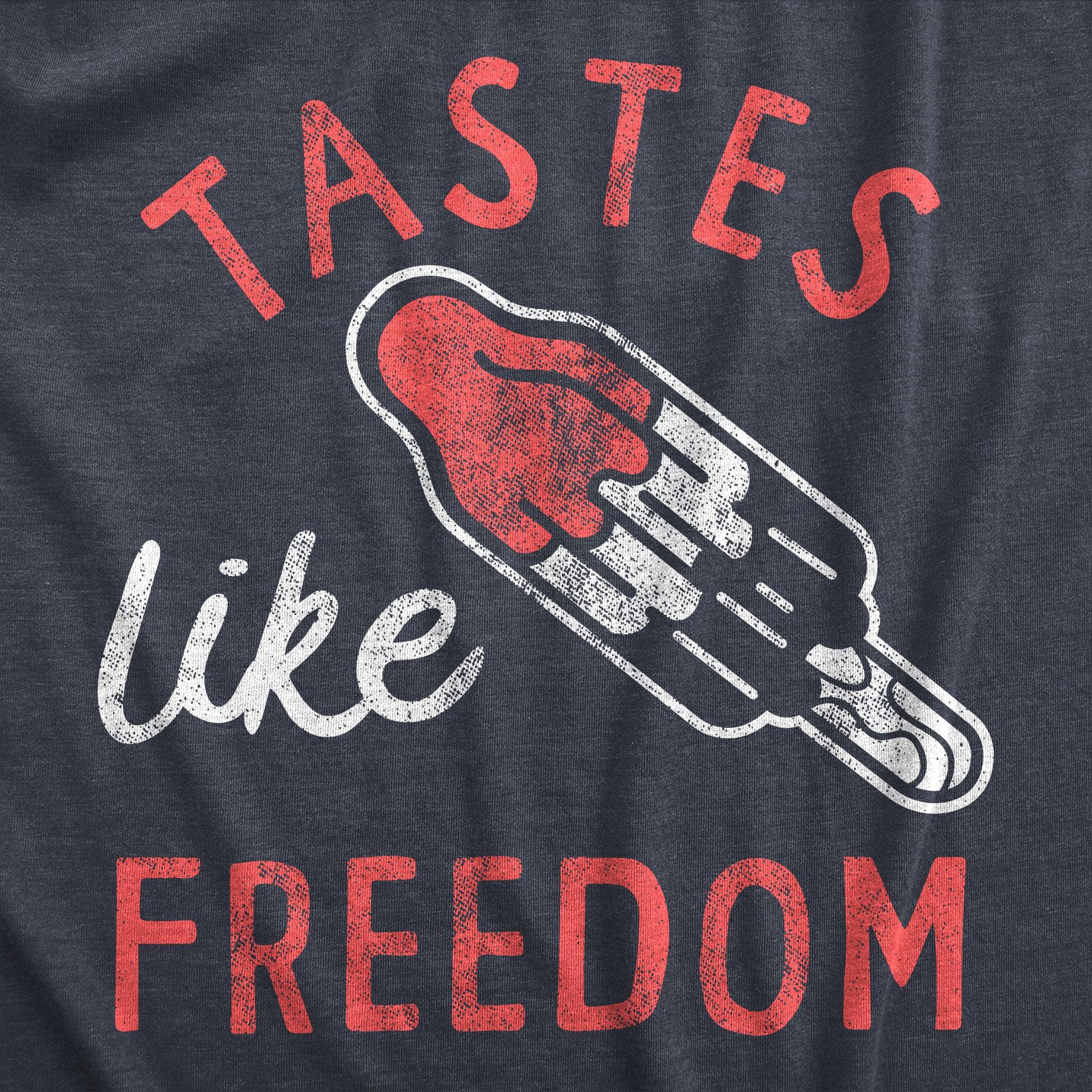 Tastes Like Freedom Women's Tshirt  -  Crazy Dog T-Shirts