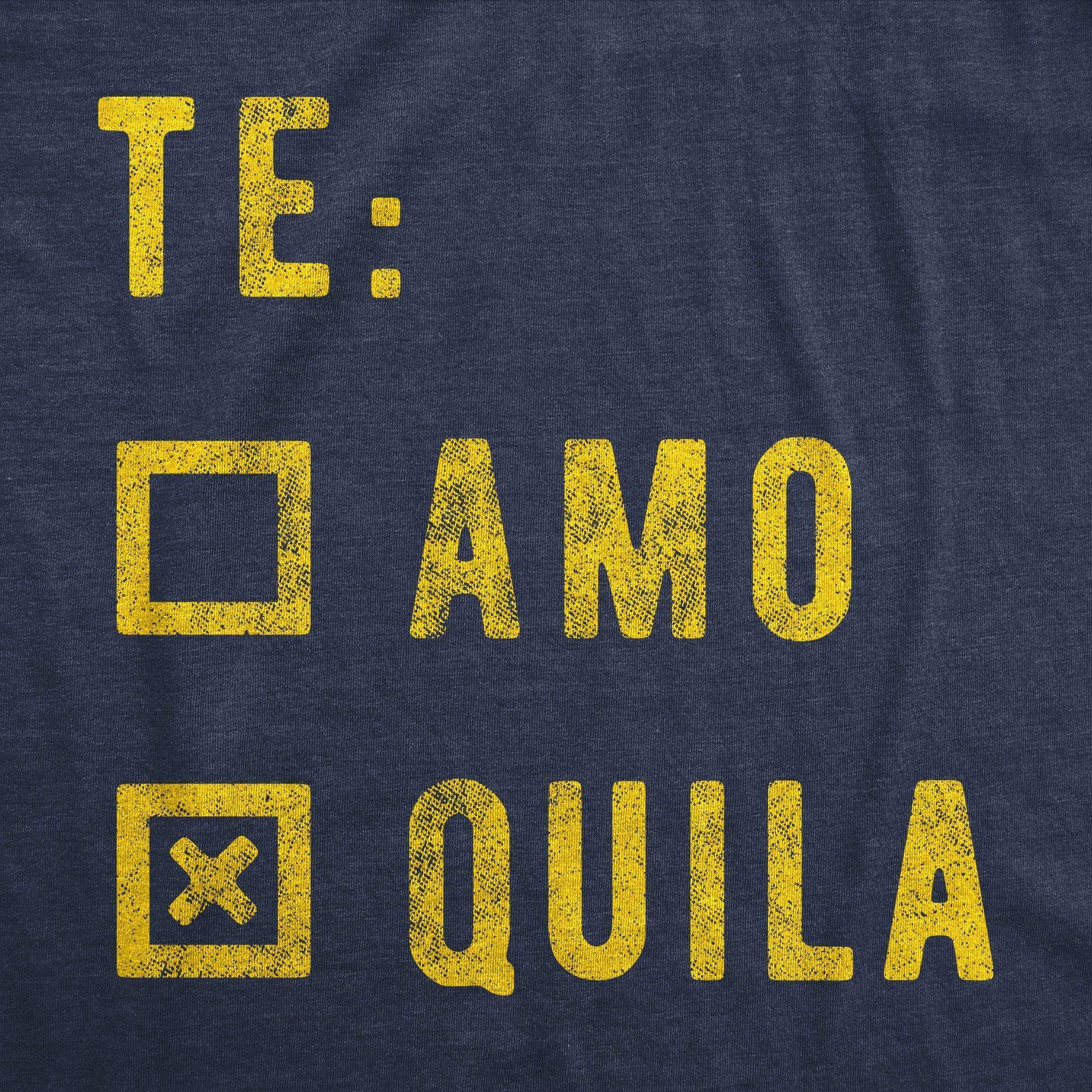 Te Amo Tequila Women's Tshirt - Crazy Dog T-Shirts