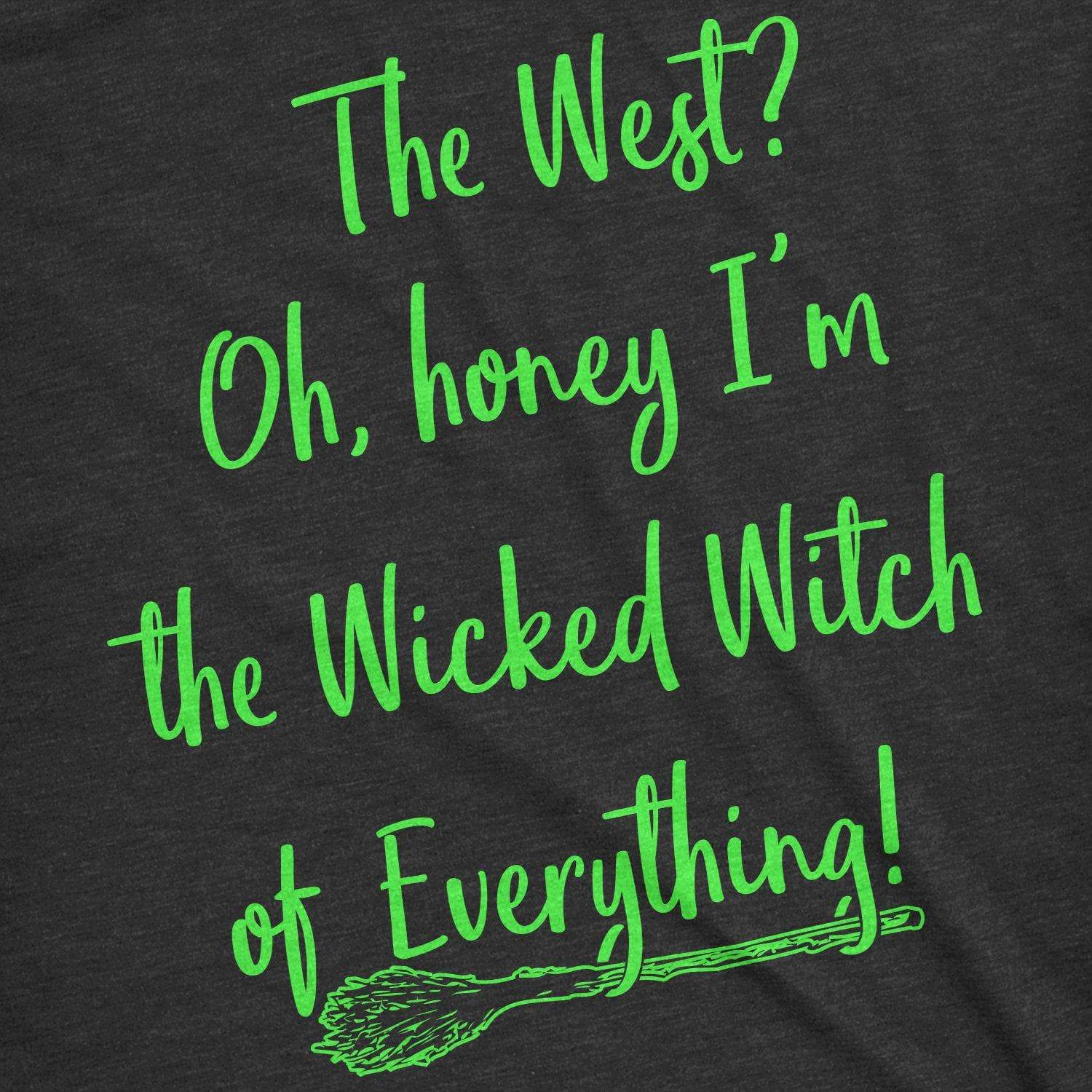 The Wicked Witch Of Everything Women's Tshirt  -  Crazy Dog T-Shirts