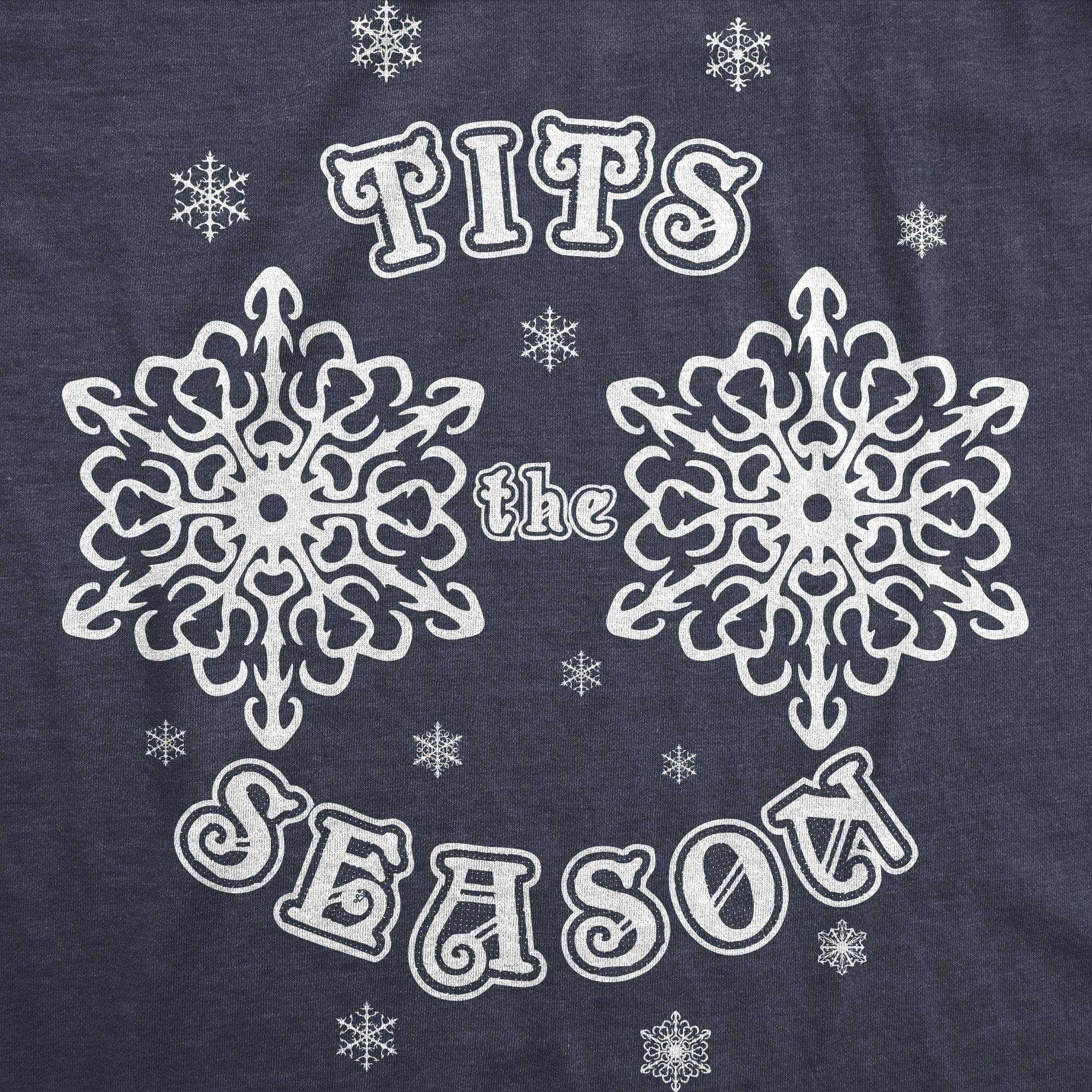 Tits The Season Women's Tshirt - Crazy Dog T-Shirts