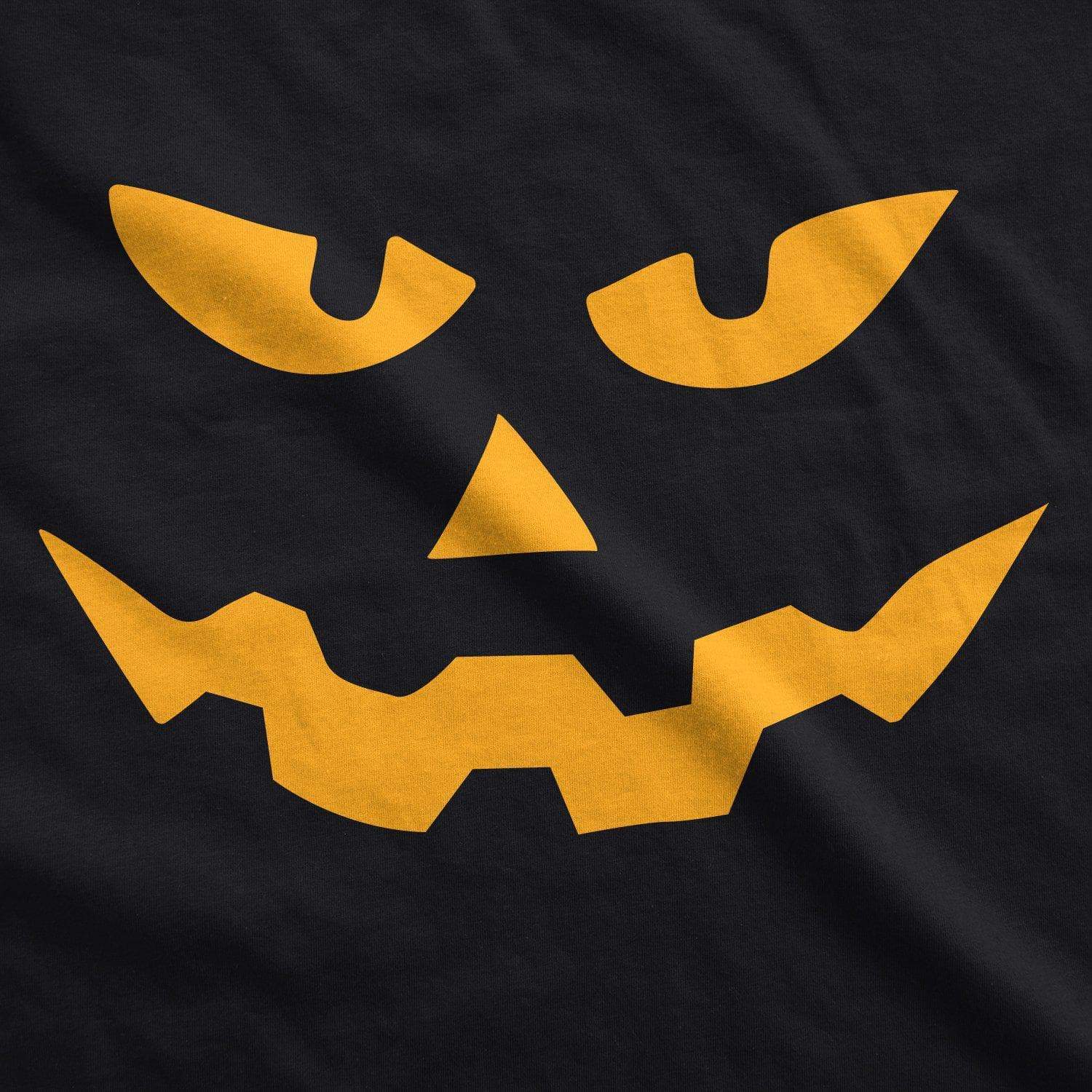 Triangle Nose Pumpkin Face Halloween Women's Tshirt - Crazy Dog T-Shirts