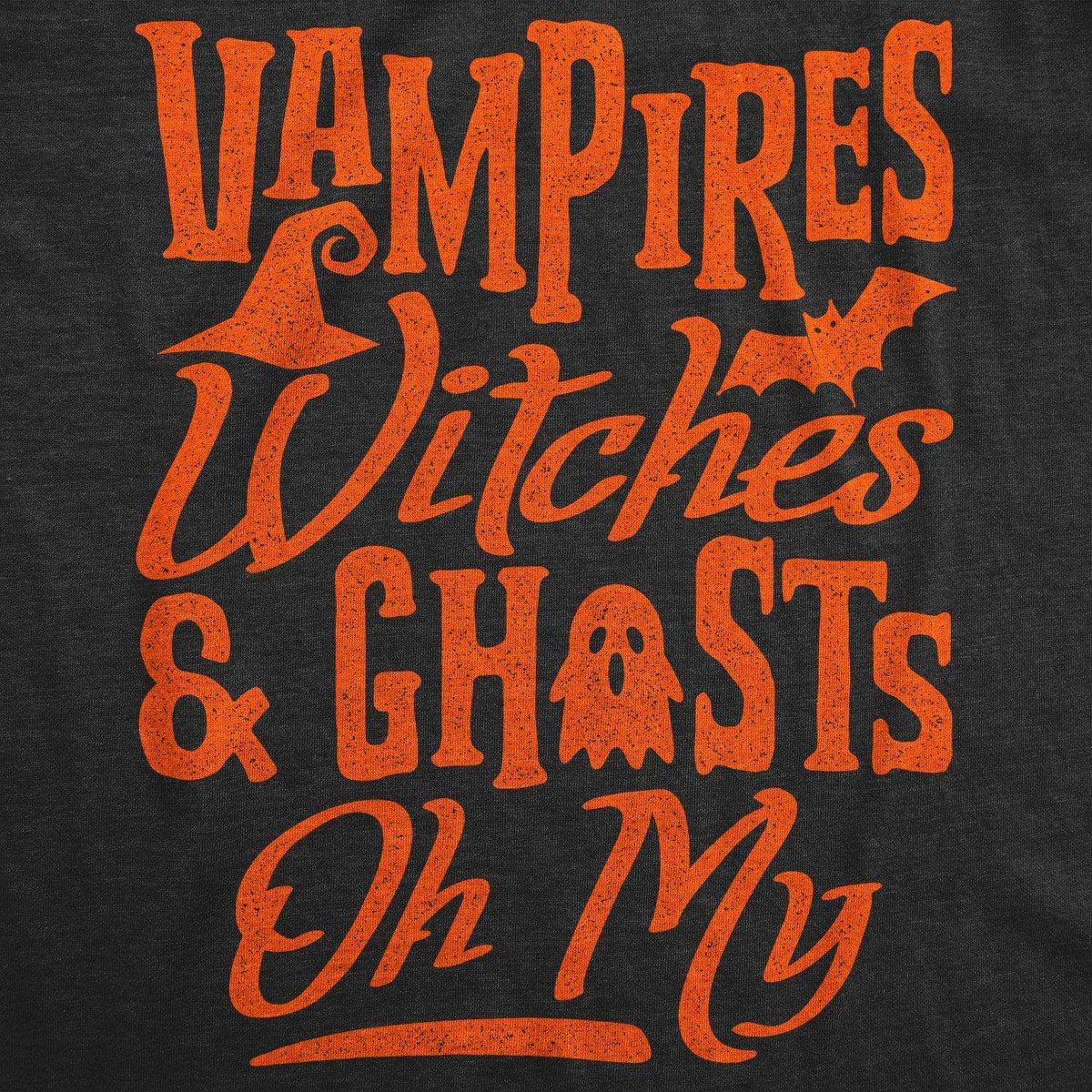 Vampires Witches And Ghouls Women&#39;s Tshirt - Crazy Dog T-Shirts