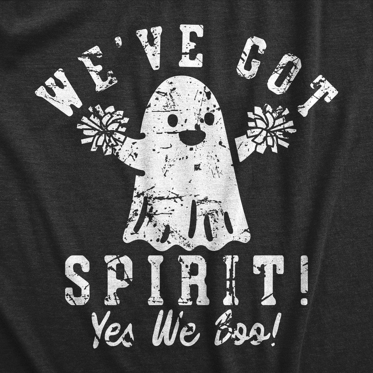 Weve Got Spirit Yes We Boo Women&#39;s Tshirt  -  Crazy Dog T-Shirts