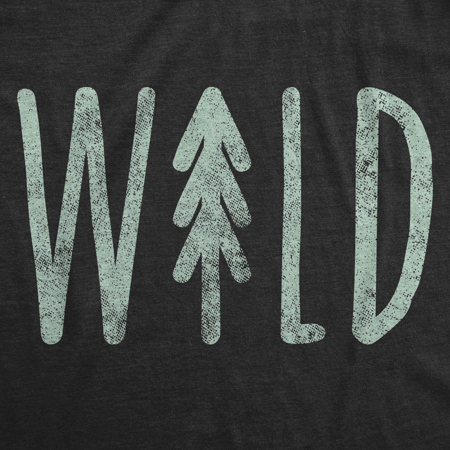 Wild Women's Tshirt - Crazy Dog T-Shirts