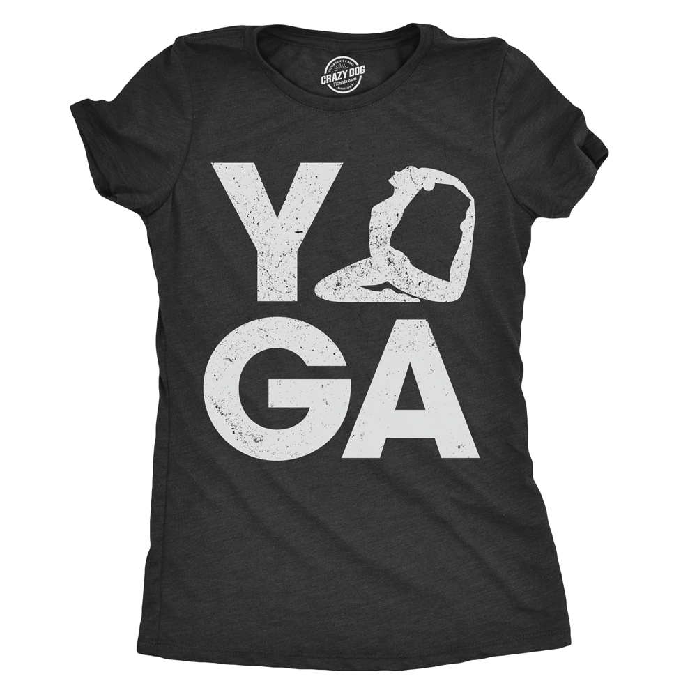 Yoga Pose Women's Tshirt  -  Crazy Dog T-Shirts