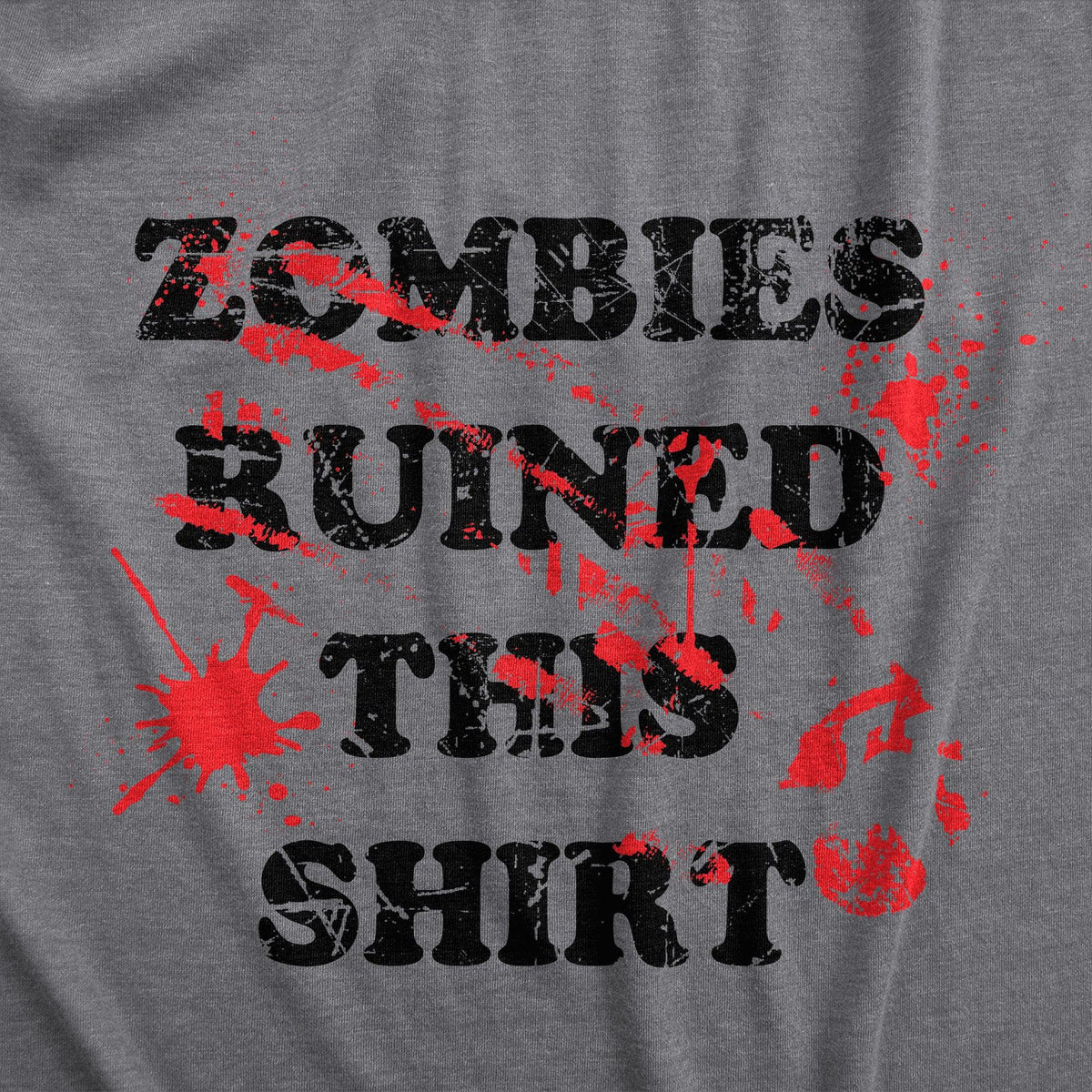 Zombies Ruined This Shirt Women&#39;s Tshirt  -  Crazy Dog T-Shirts