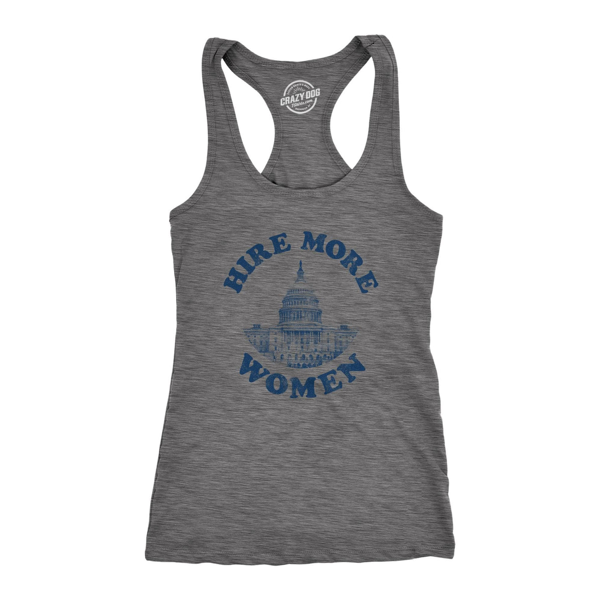 Hire More Women Women&#39;s Tank Top  -  Crazy Dog T-Shirts