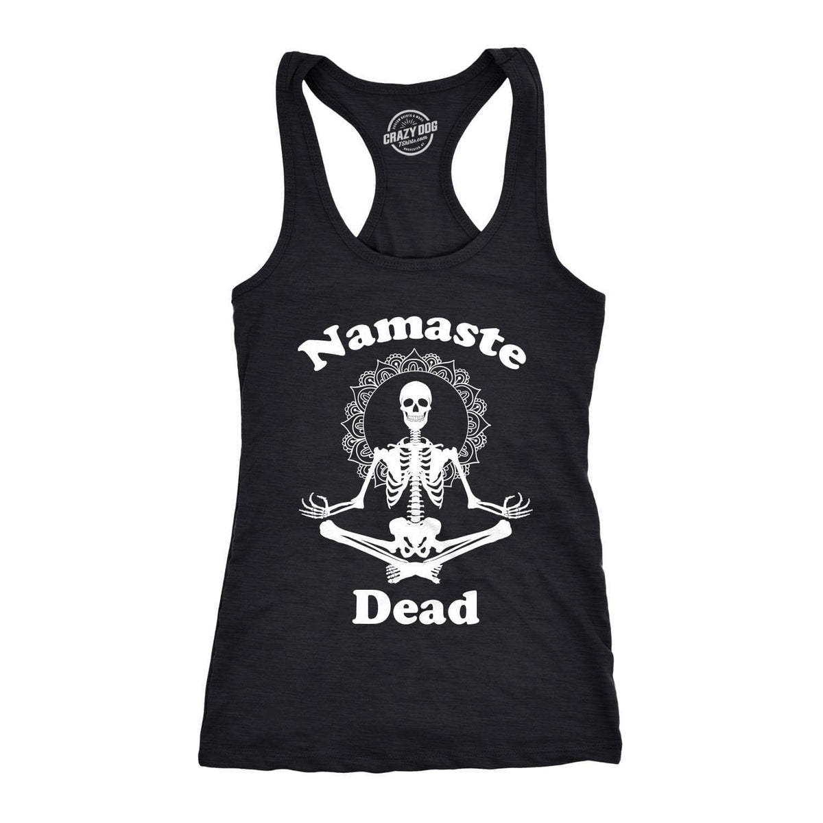 Namaste Dead Women&#39;s Tank Top - Crazy Dog T-Shirts
