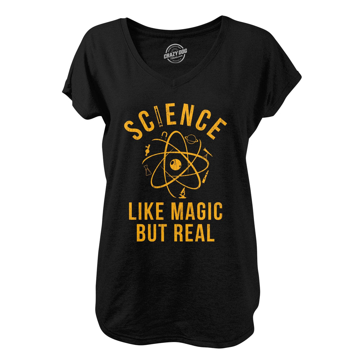 Science: Like Magic But Real  -  Crazy Dog T-Shirts