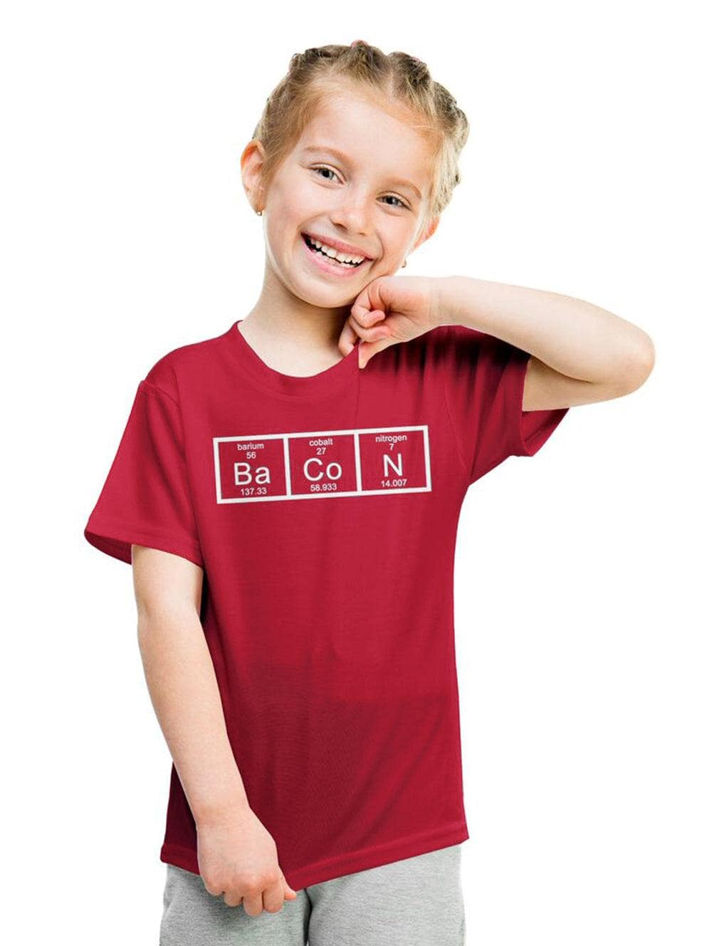 Bacon Chemistry Youth Tshirt  -  Crazy Dog T-Shirts