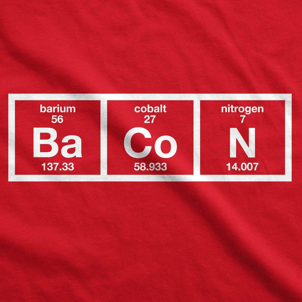 Chemistry Of Bacon Youth Tshirt  -  Crazy Dog T-Shirts