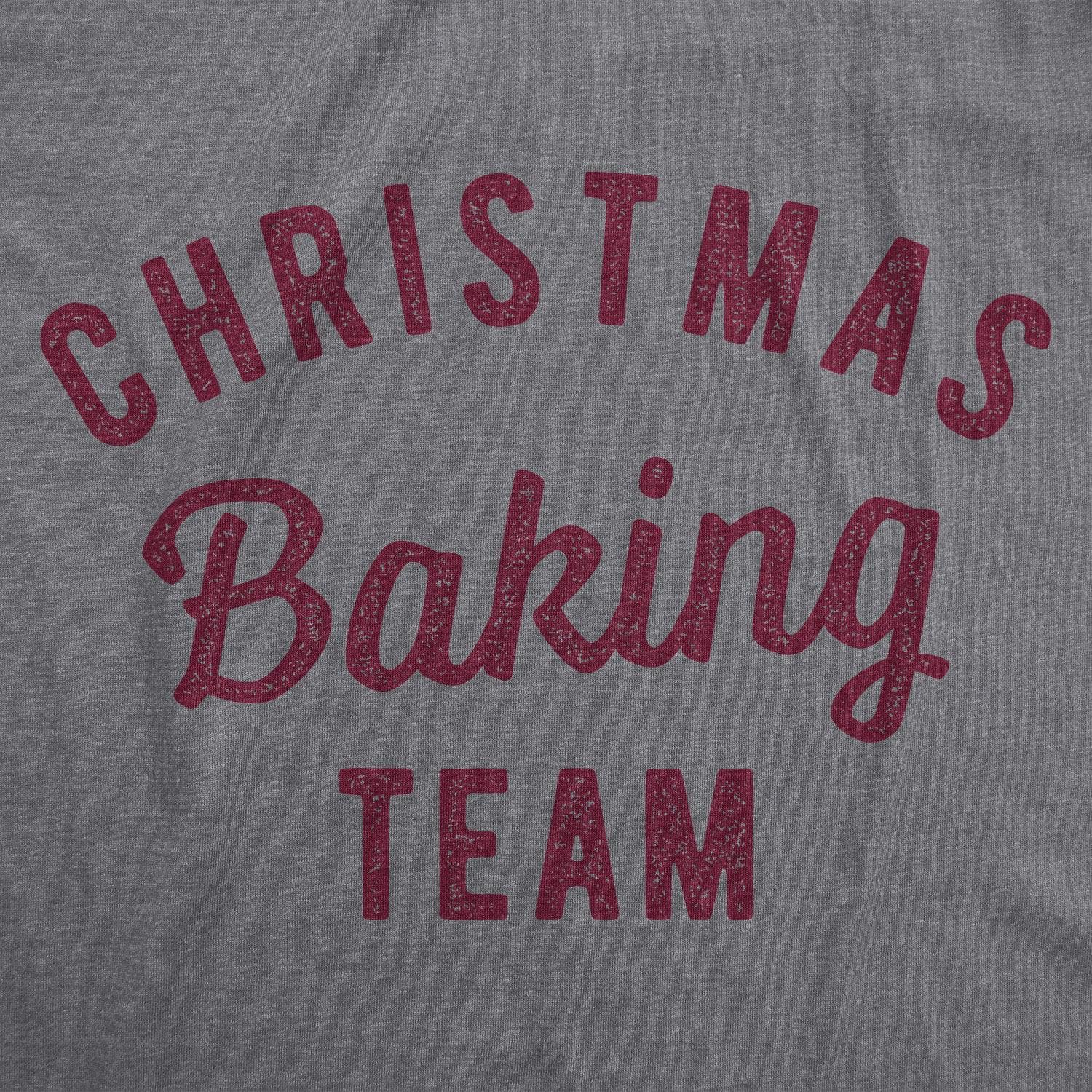 Christmas Baking Team Youth Tshirt  -  Crazy Dog T-Shirts