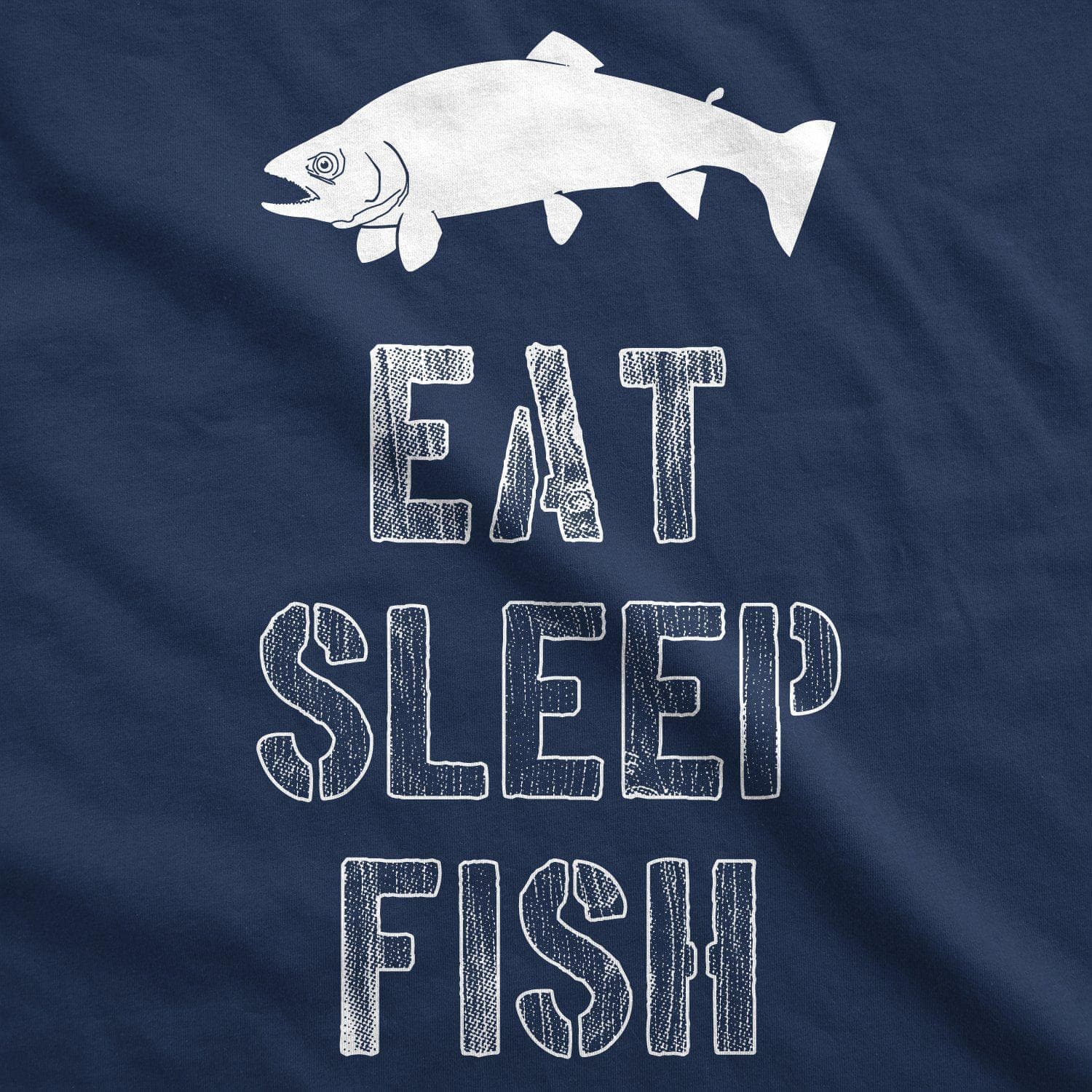 Eat Sleep Fish Youth Tshirt  -  Crazy Dog T-Shirts