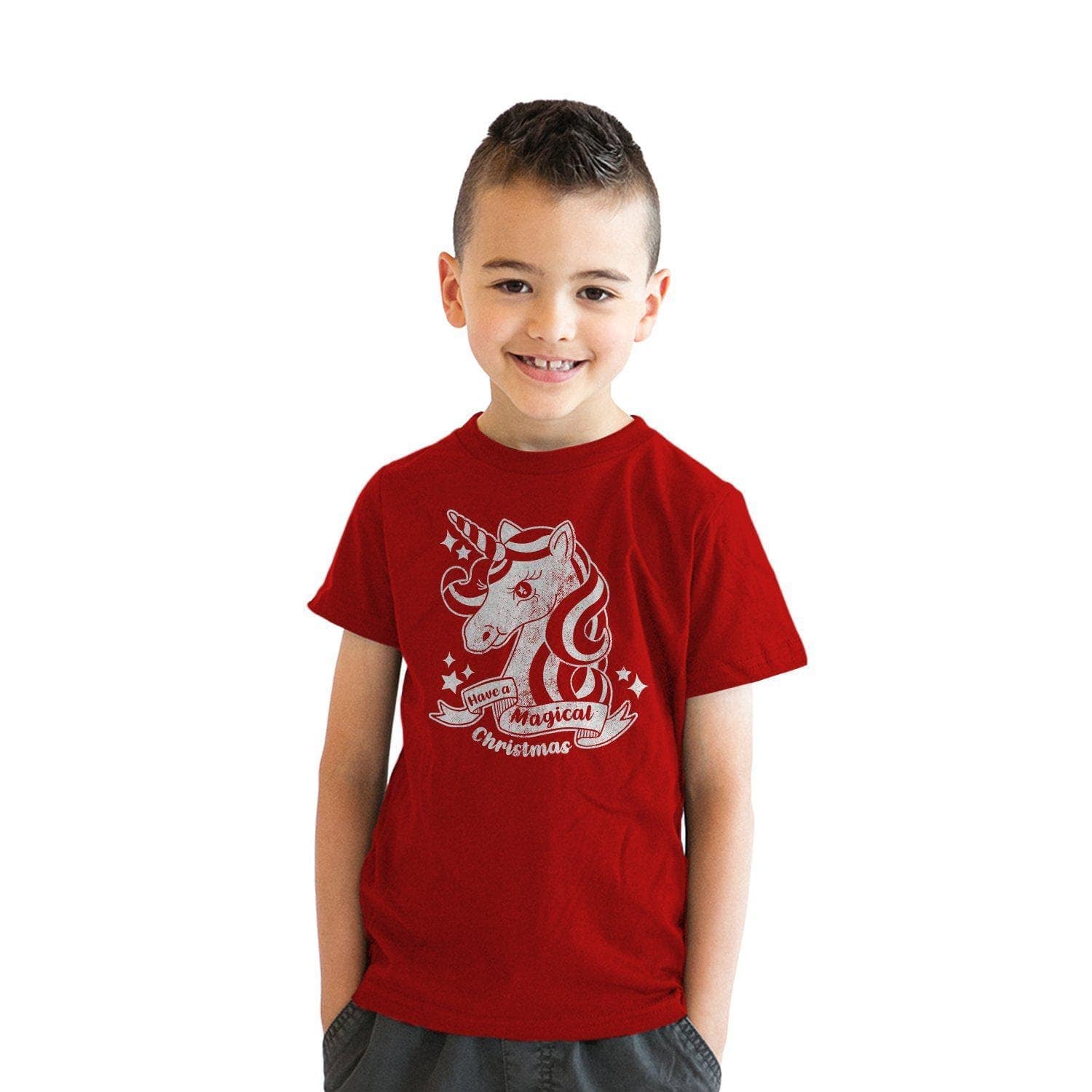 Have A Magical Christmas Youth Tshirt - Crazy Dog T-Shirts