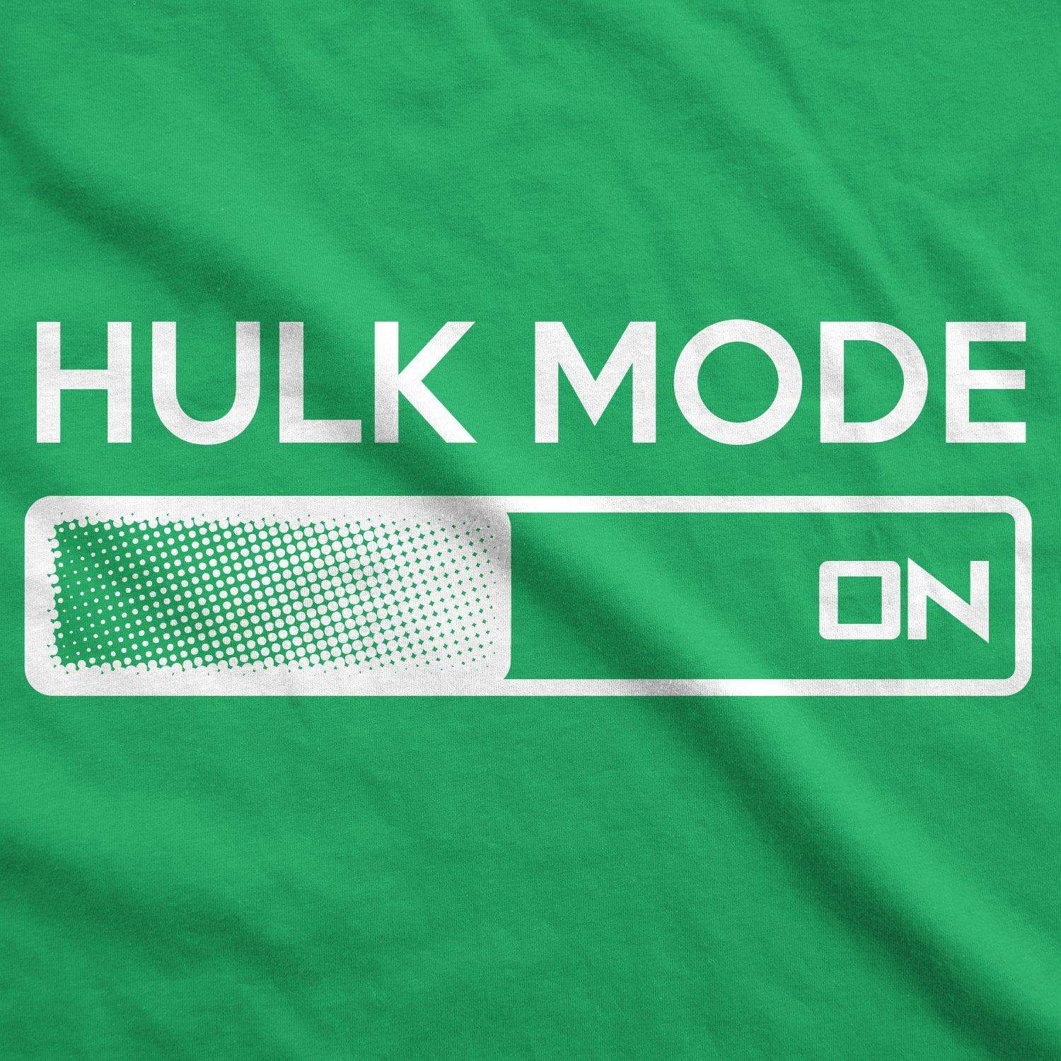 Hulk Mode On Youth Tshirt  -  Crazy Dog T-Shirts