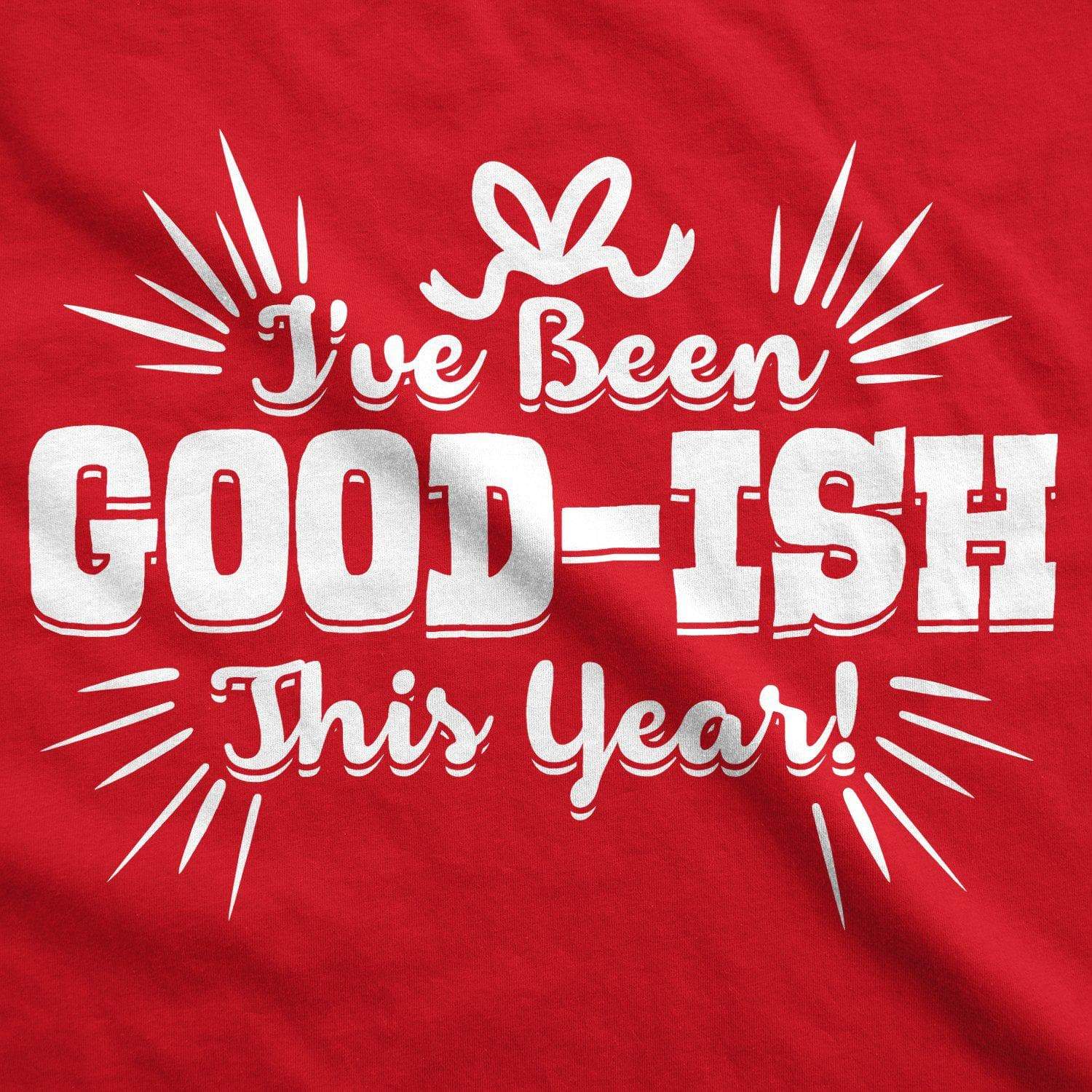 I've Been Goodish This Year Youth Tshirt - Crazy Dog T-Shirts