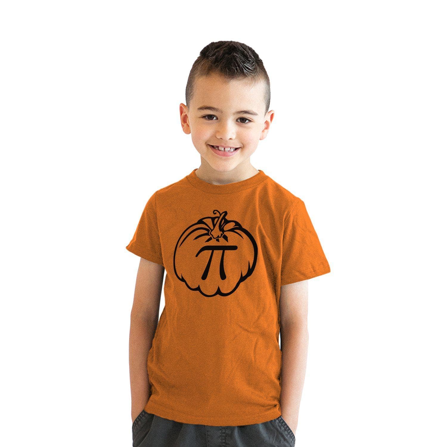 Pumpkin Pi Youth Tshirt - Crazy Dog T-Shirts