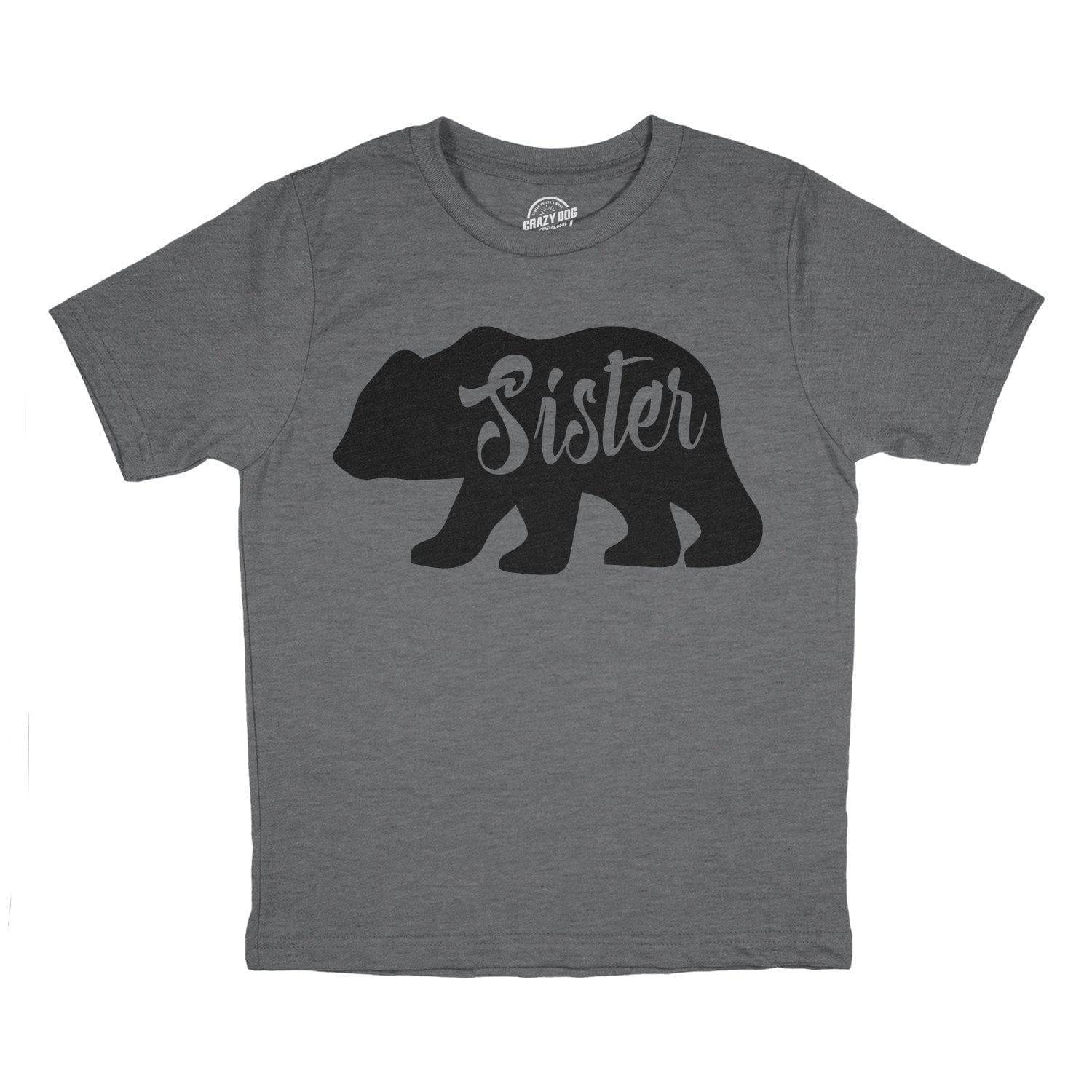 Sister Bear Youth Tshirt  -  Crazy Dog T-Shirts