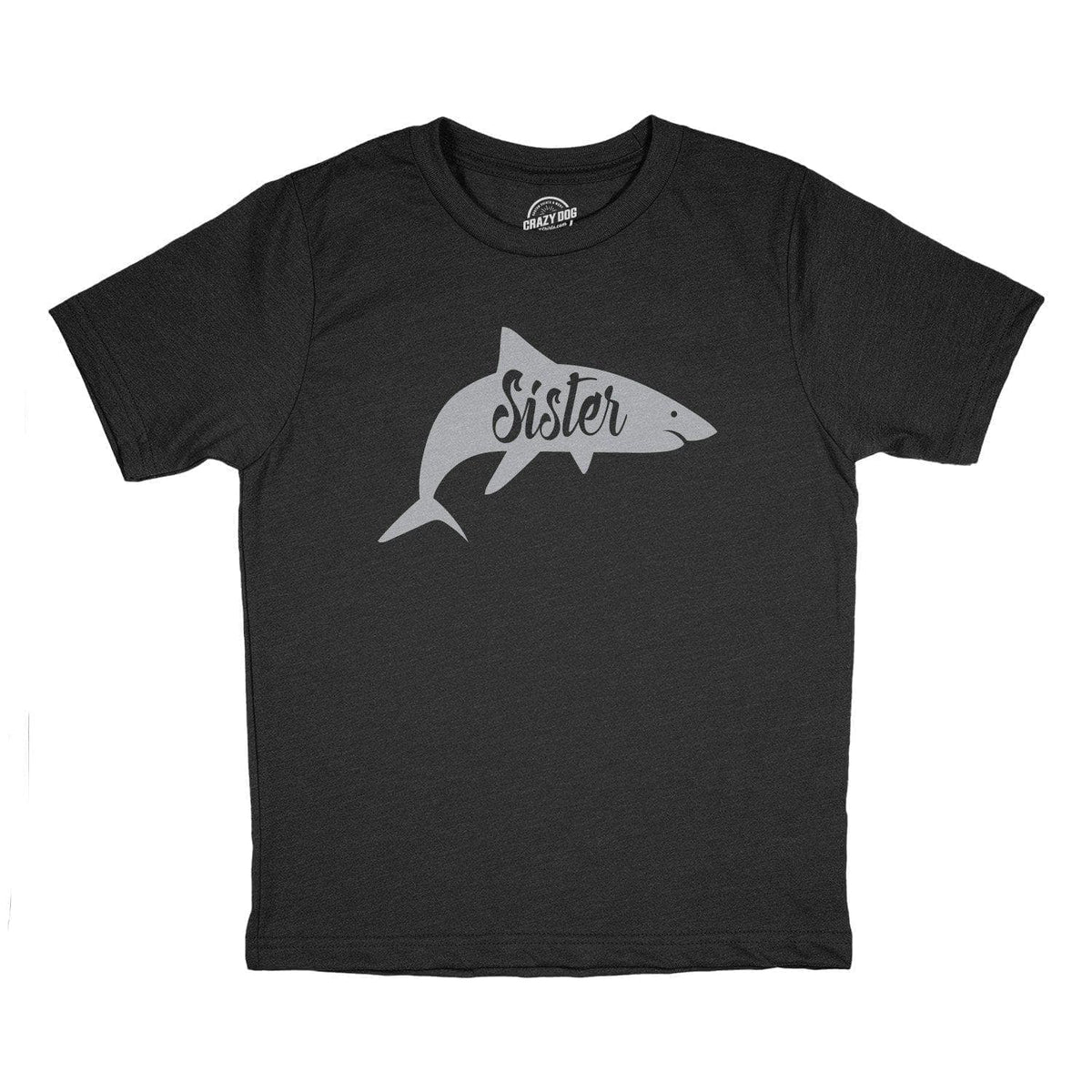 Sister Shark Youth Tshirt  -  Crazy Dog T-Shirts