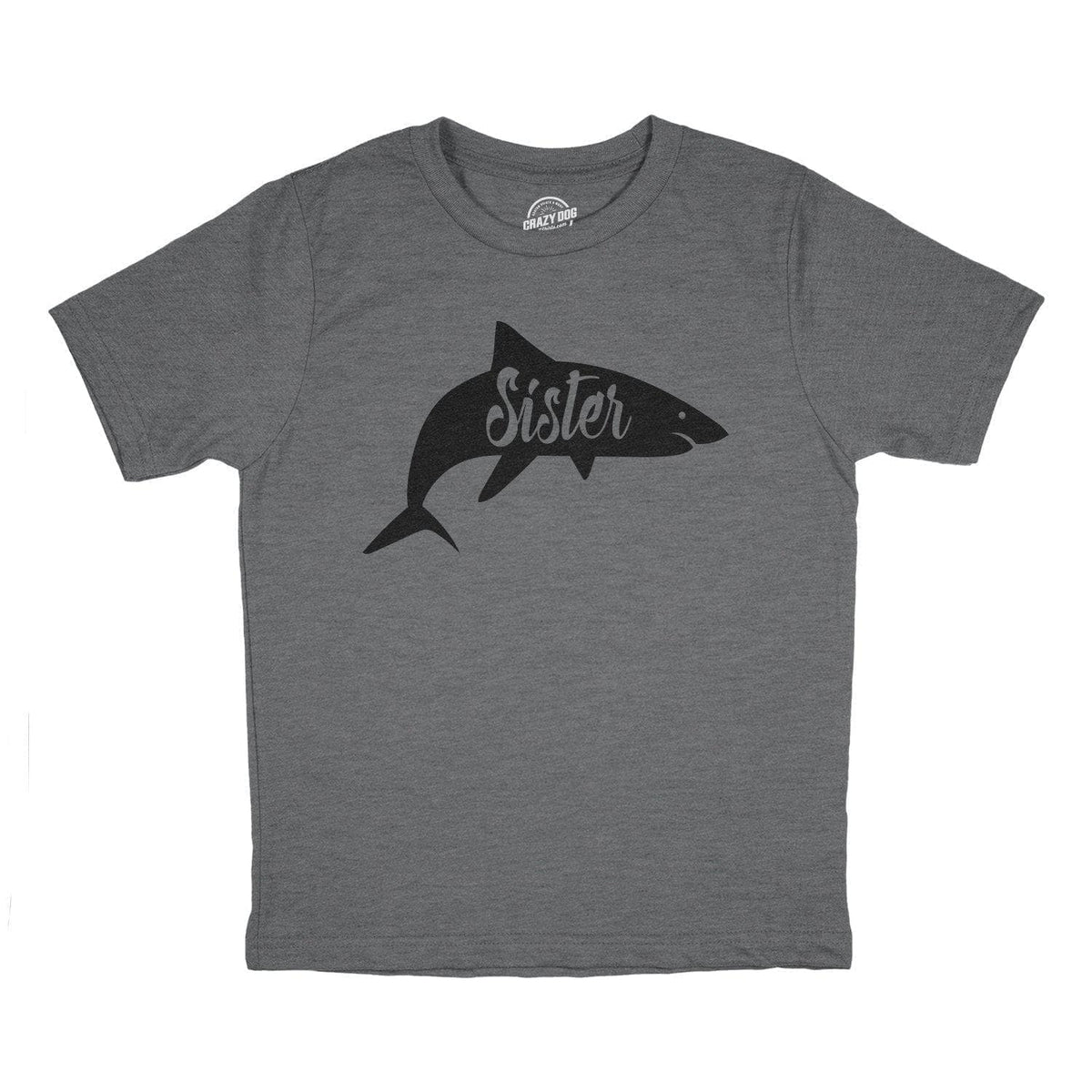 Sister Shark Youth Tshirt  -  Crazy Dog T-Shirts