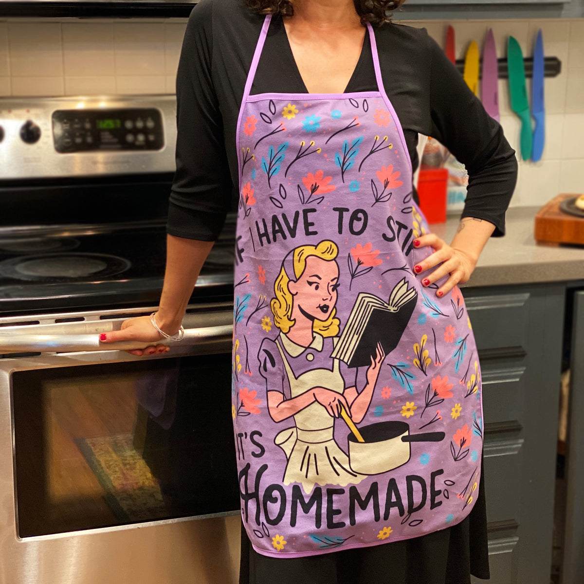 If I Have To Stir It&#39;s Homemade Oven Mitt + Apron