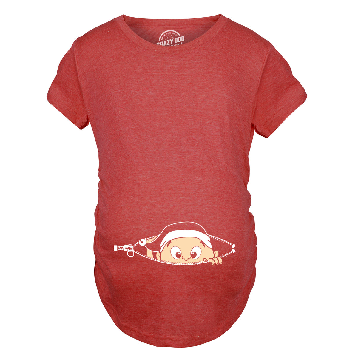 Peeking Elf Maternity T Shirt