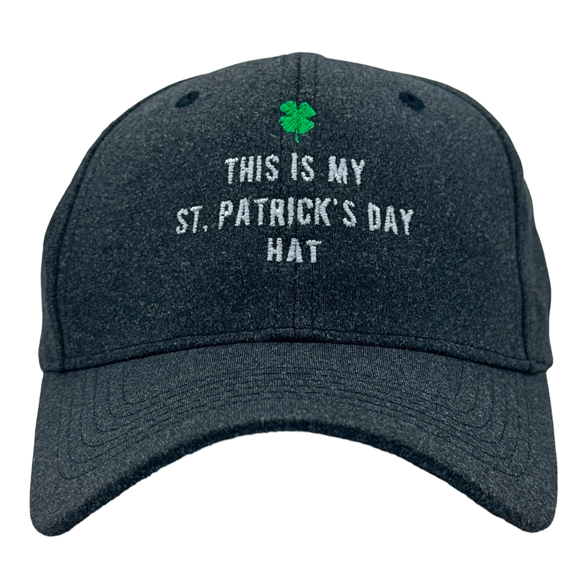 Funny Black - HAT This is My St Patricks Day Hat Nerdy Saint Patrick&#39;s Day Tee