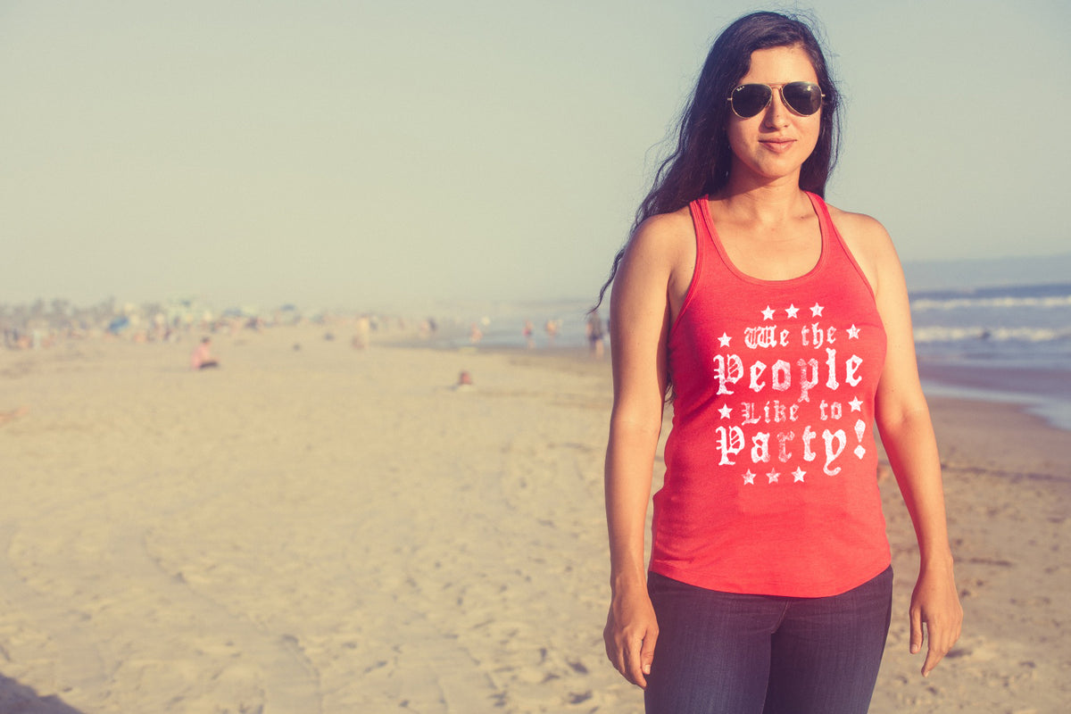We The People Like To Party Women&#39;s Tank Top